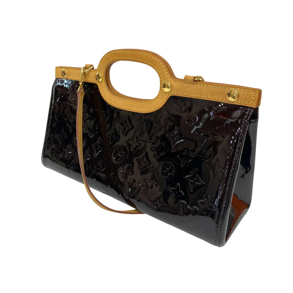 Louis Vuitton Roxbury Drive Bag Amarante Top Handle Bag Leather Purple